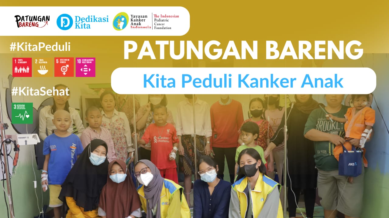 Patungan Bareng untuk Peduli Kanker Anak bersama YKAI